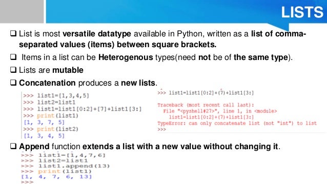 Data Structures in Python
