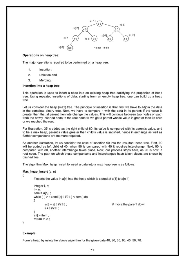 Data Structures Notes | PDF