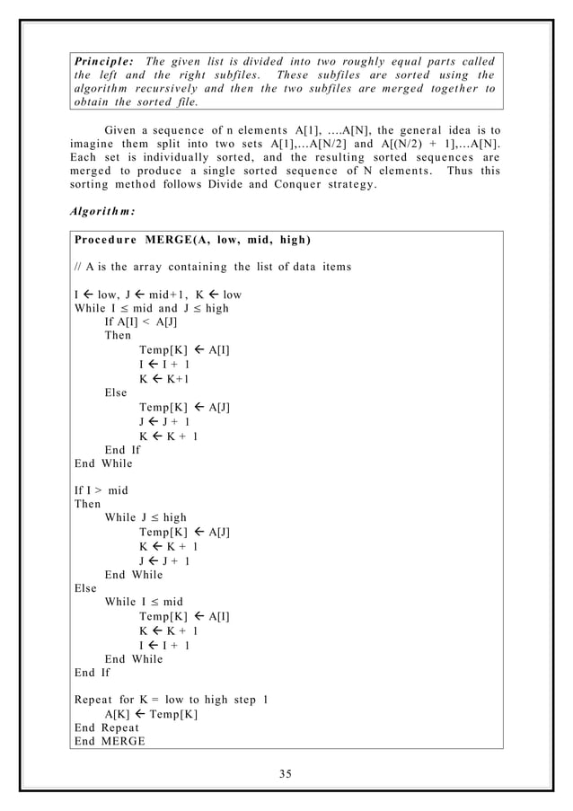 Data Structures Notes | PDF