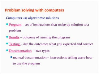 Data structures & problem solving unit 1 ppt | PPT