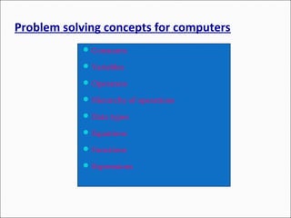 Data structures & problem solving unit 1 ppt | PPT