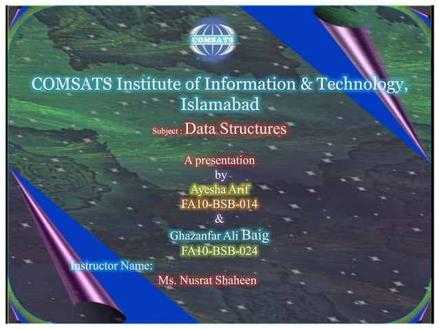 Data structures' project | PPT