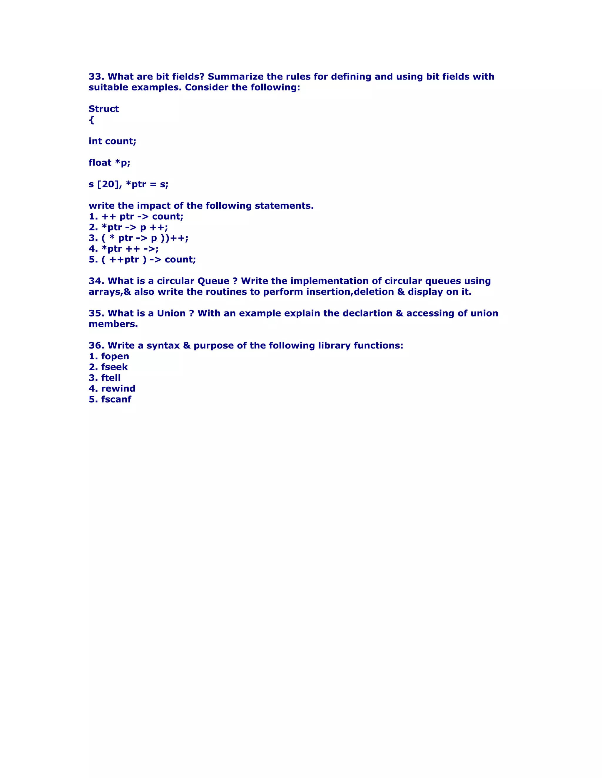 Data structures question paper anna university | PDF