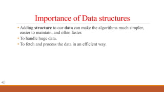 Data structures slideshare | PPT