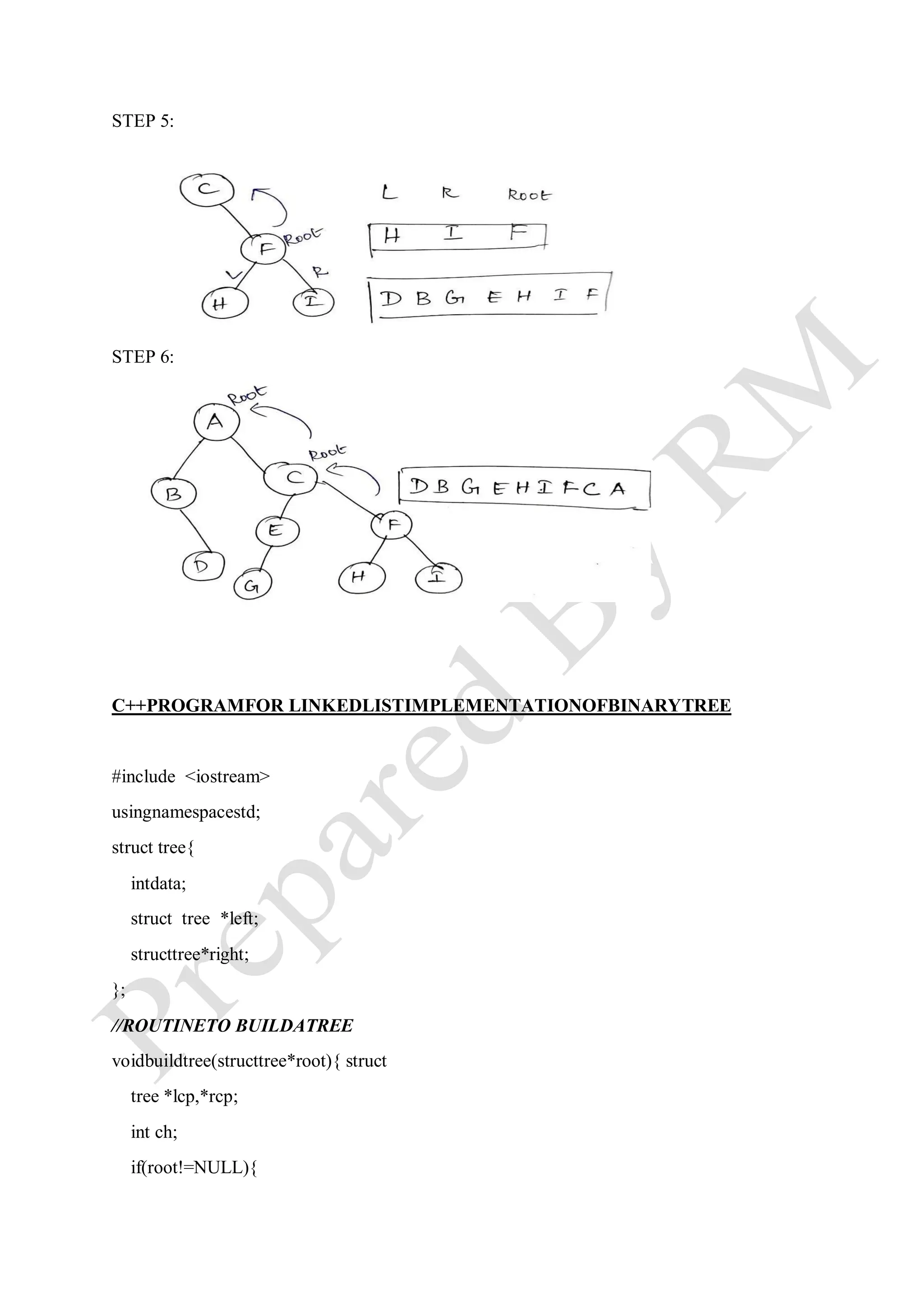 DATA STRUCTURES TREES- types-PROGRAM Using CPP | PDF