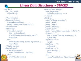 DATA STRUCTURES Unit III.pptxctxt8xtxt8xtct8xtdtict | PPTX
