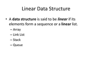 Data structure unitfirst part1 | PPT