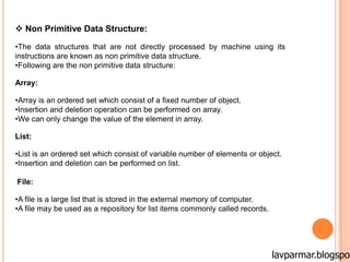 Data Structure # vpmp polytechnic | PPT