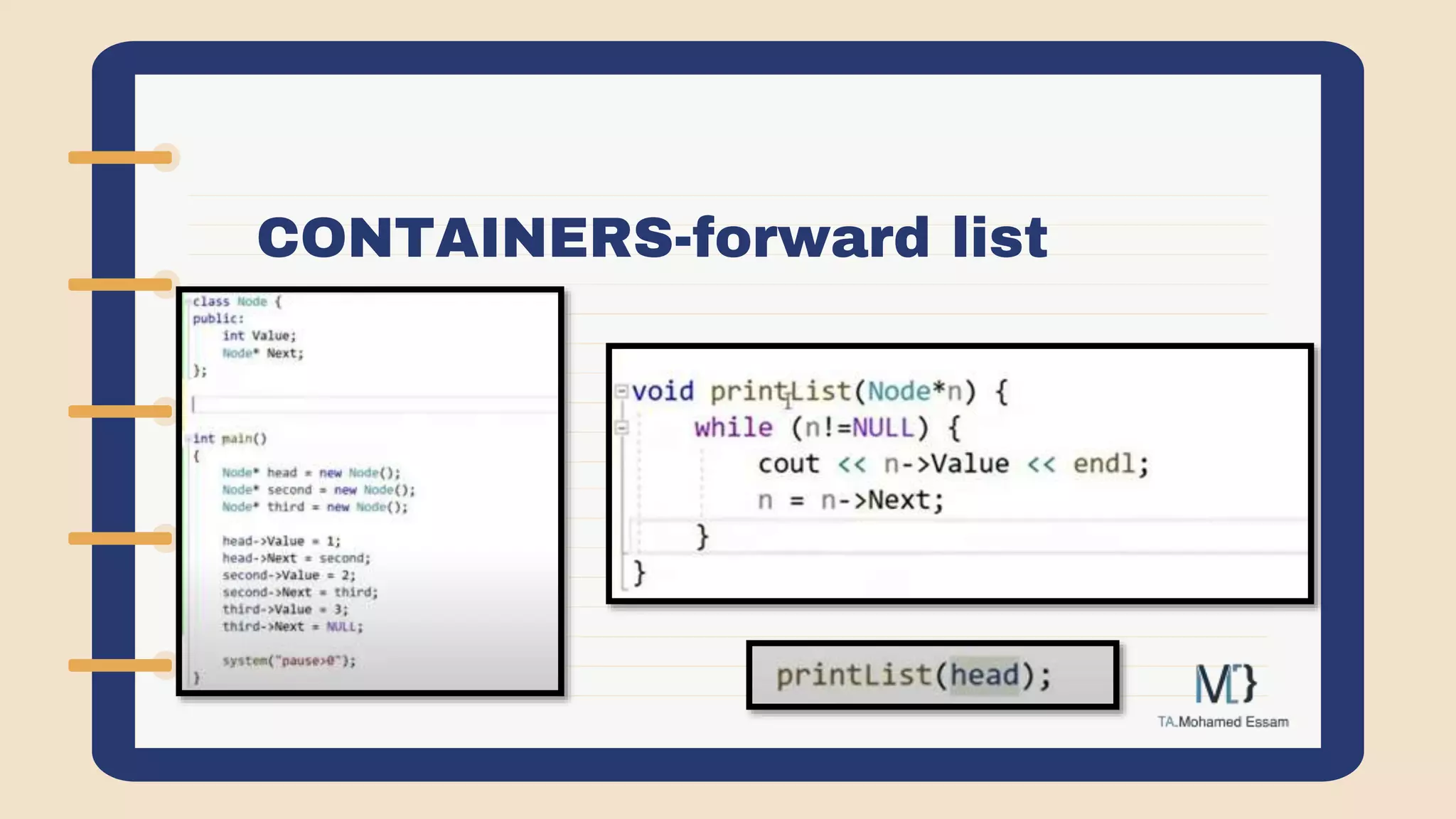 CONTAINERS-forward list
 