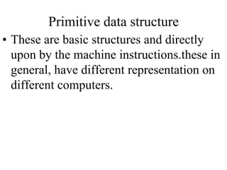 Data struters | PPT