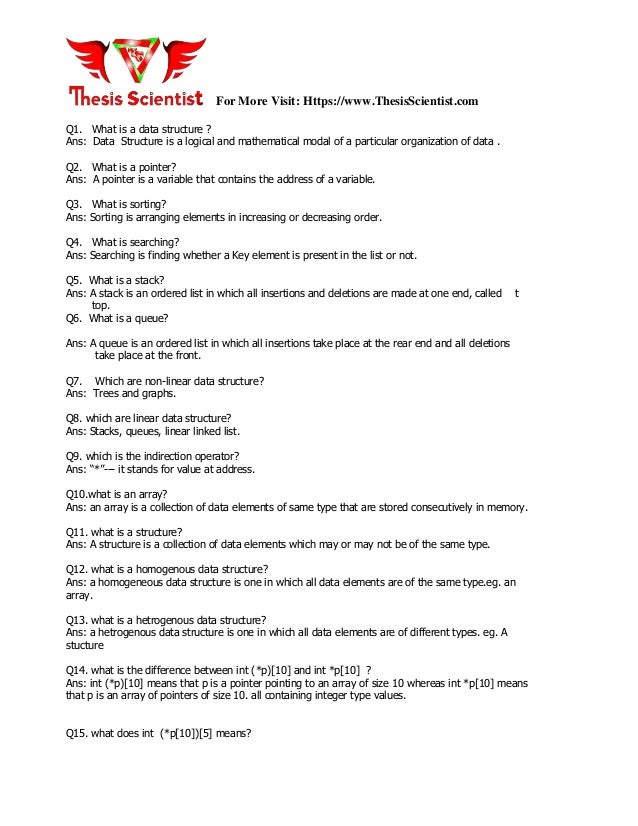 basic data structures interview questions basic data structures interview questions