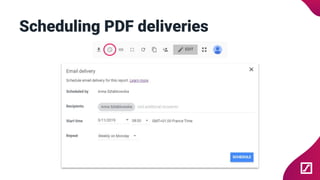 Scheduling PDF deliveries
 
