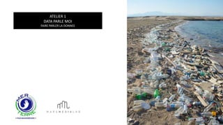 DATA ATELIER 1
DATA PARLE MOI
FAIRE PARLER LA DONNEE
 