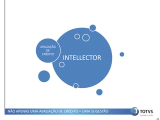 AVALIAÇÃO
                   DE
                 CRÉDITO
                            INTELLECTOR




NÃO APENAS UMA AVALIAÇÃO DE CRÉDITO = UMA SUGESTÃO
                                                     131
 