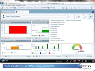 VISÃO DO GERENTE DE MANUTENÇÃO INDUSTRIAL
                                            74
 