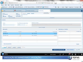 SIMULAÇÃO DE EMPRÉSTIMO E APLICAÇÕES
                                       35
 