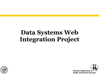 Data Systems Web Integration Project 
