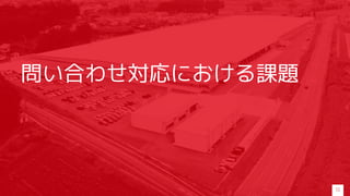 問い合わせ対応における課題
13
 