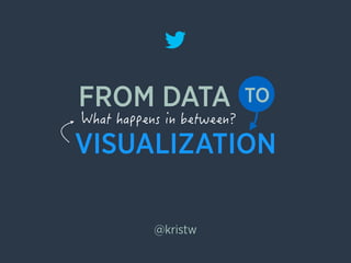 From Data to Visualization, what happens in between?