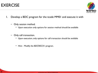 SAP Data Transfer Techniques DI BDC Session LSMW | PPTX