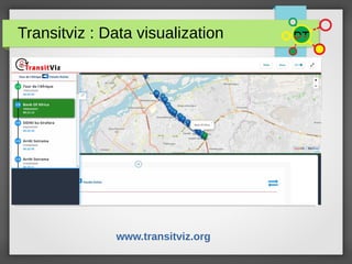 Transitviz : Data visualization
www.transitviz.org
 