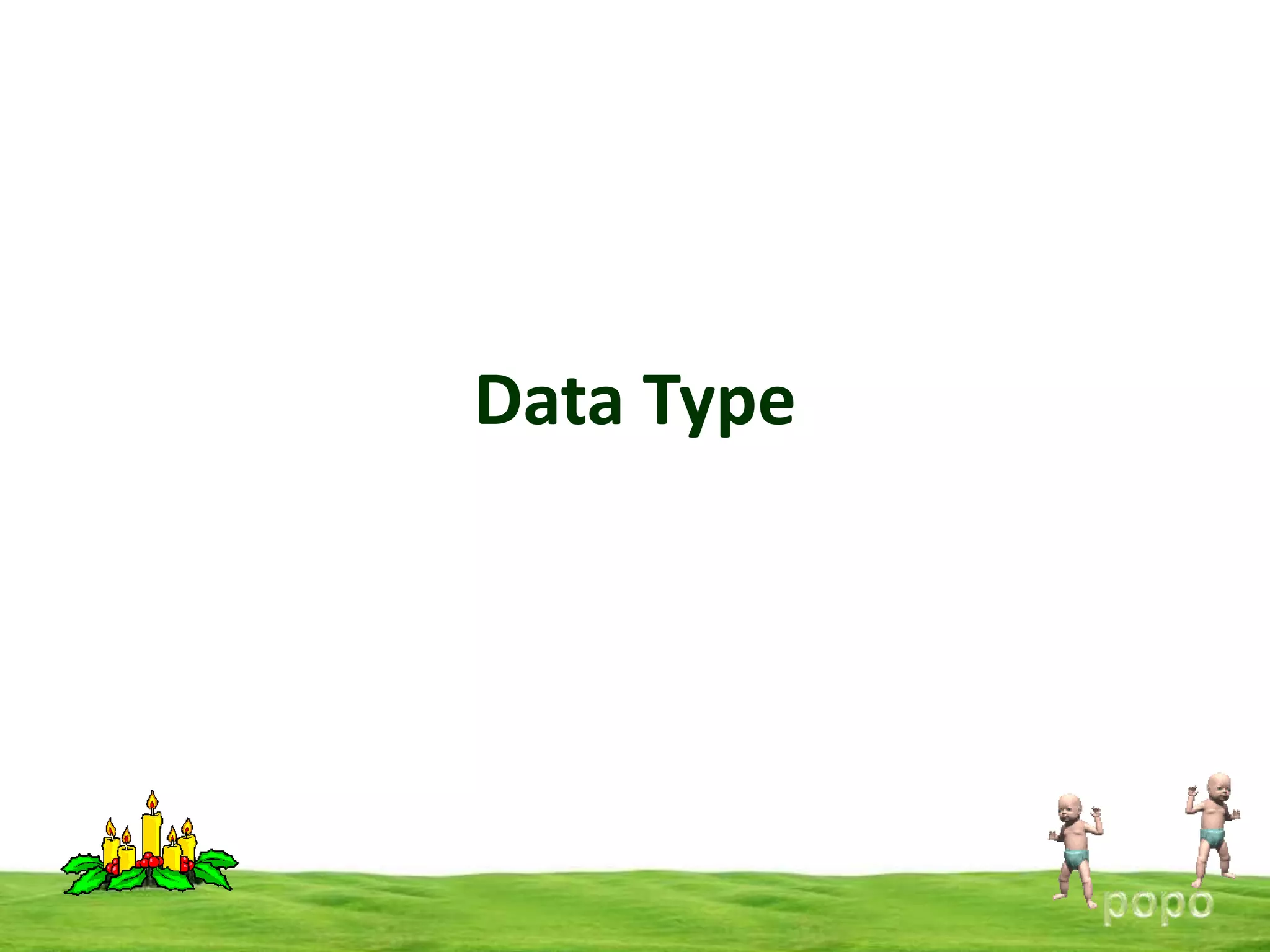 Data type | PPT