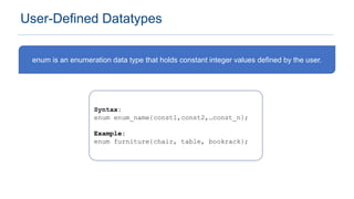 Data Types In C | PPTX