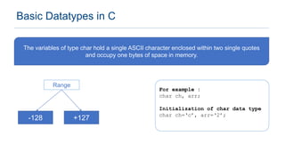 Data Types In C | PPTX