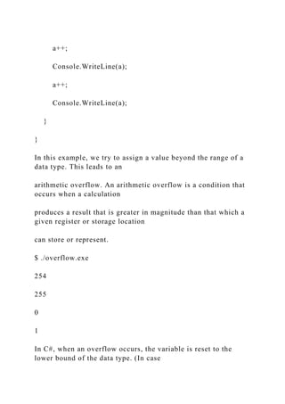 Data Type is a basic classification which identifies.docx