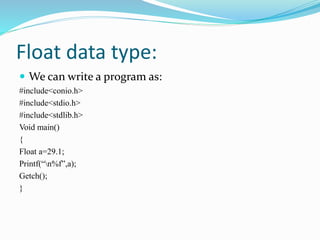 Data types | PPTX