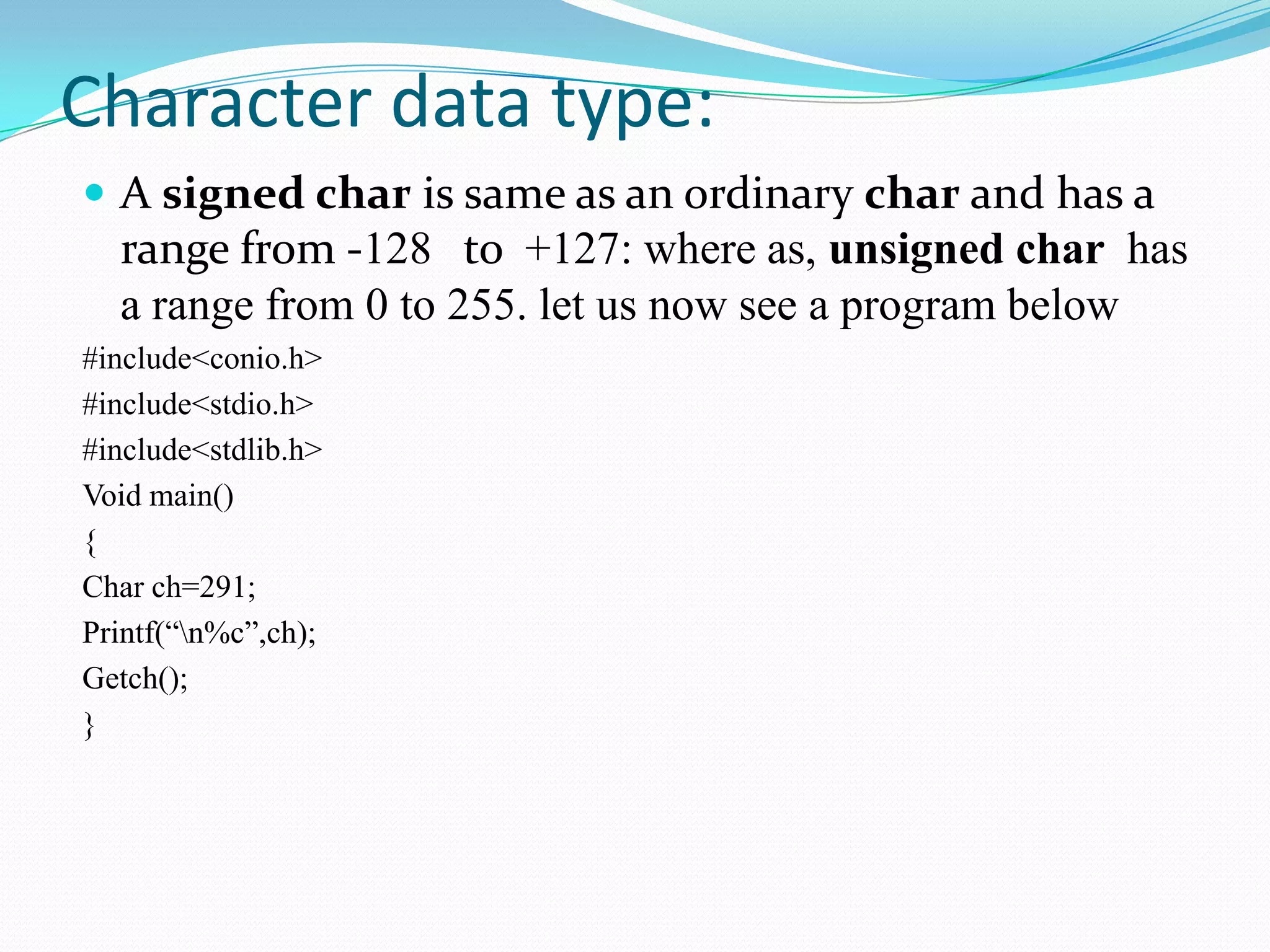 Data types | PPT