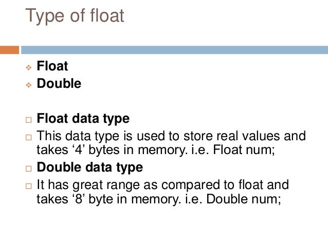 Data types