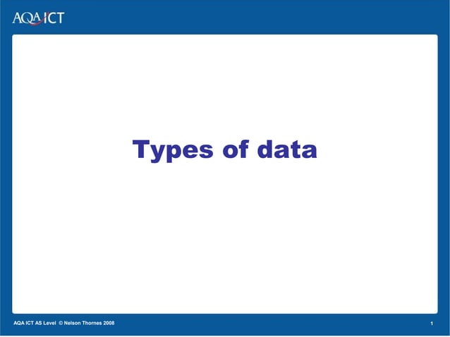 Data types | PPT