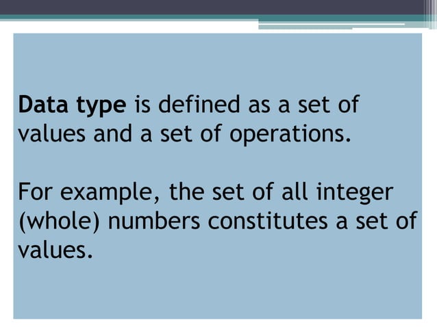 Data Types | PPT | Free Download
