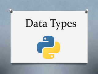 Python-03| Data types | PPT