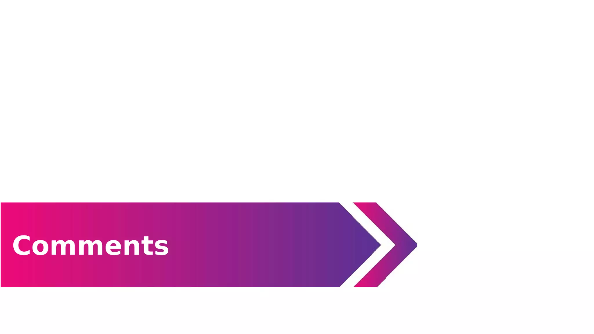 Comments
Data Types
 