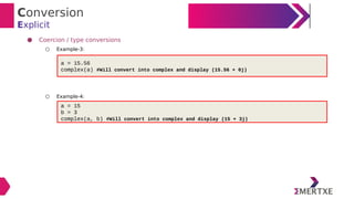 Python : Data Types | PPT