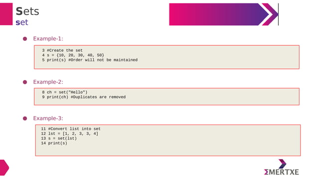 Python : Data Types | PPT