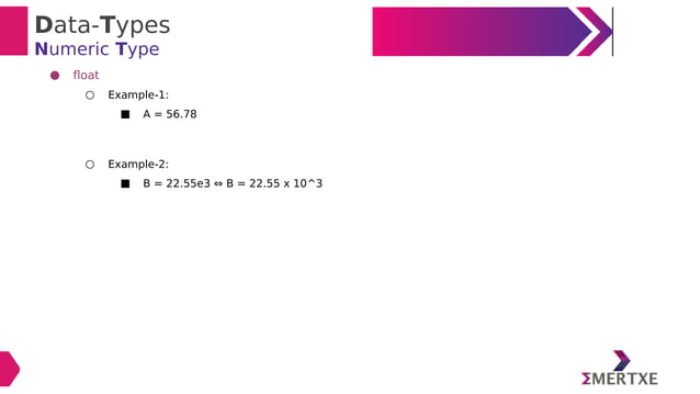 Python : Data Types | PDF | Programming Languages | Computing