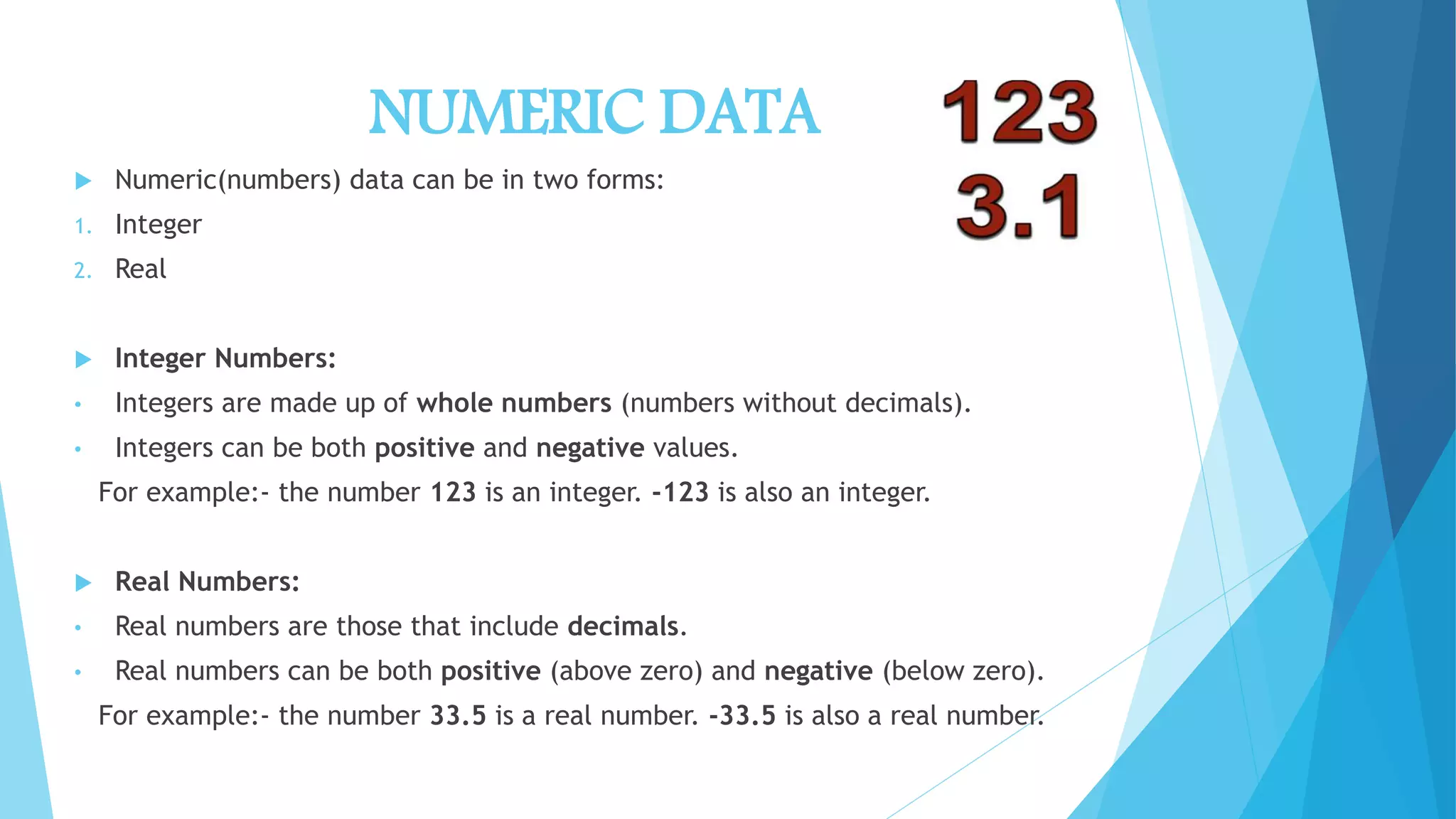 Data types | PPT
