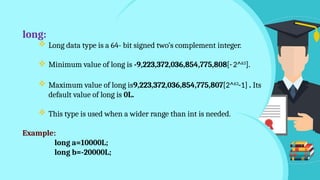 This is a python data types ppt it is used for bca student also | PPTX