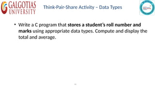 Data Types with full reference from basic types to advance level | PPTX
