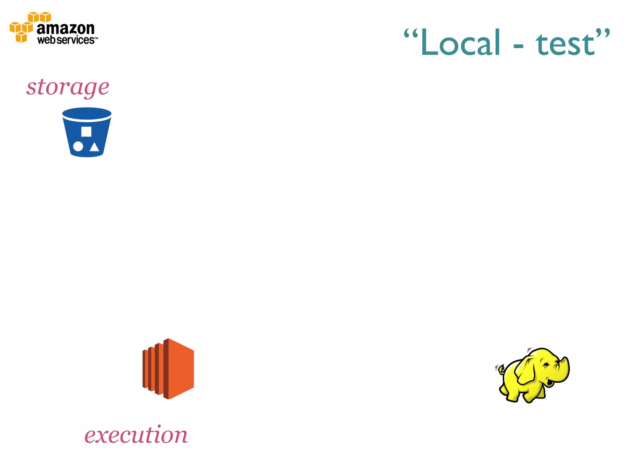 storage
execution
“Local - test”