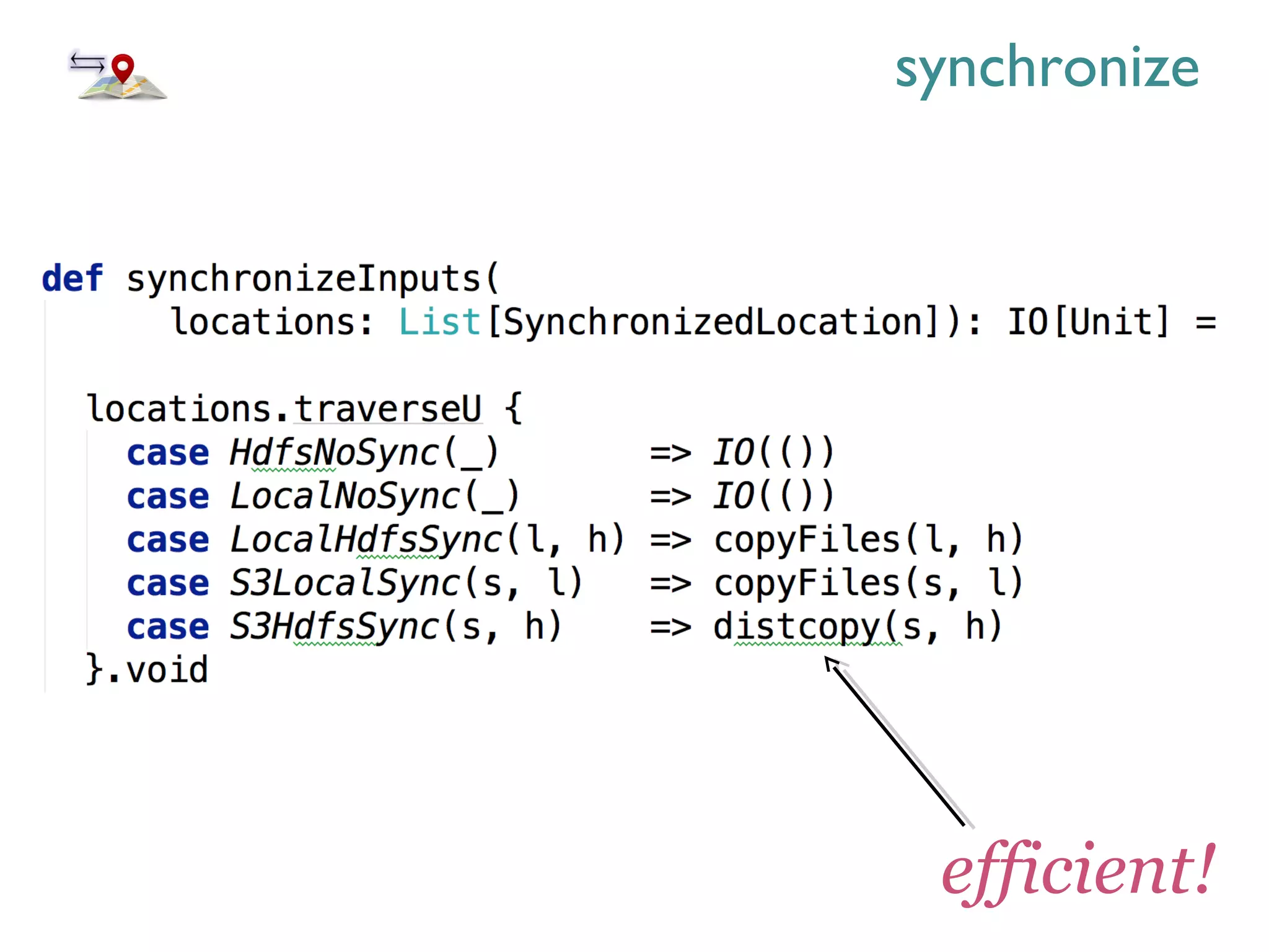 synchronize
efficient!