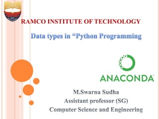 RAMCO INSTITUTE OF TECHNOLOGY
 