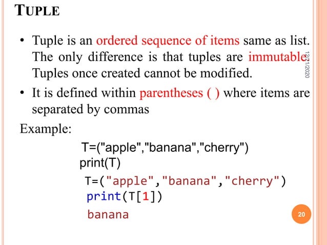Datatypes python programming | PPT