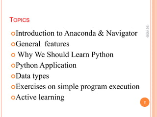 Datatypes python programming | PPT