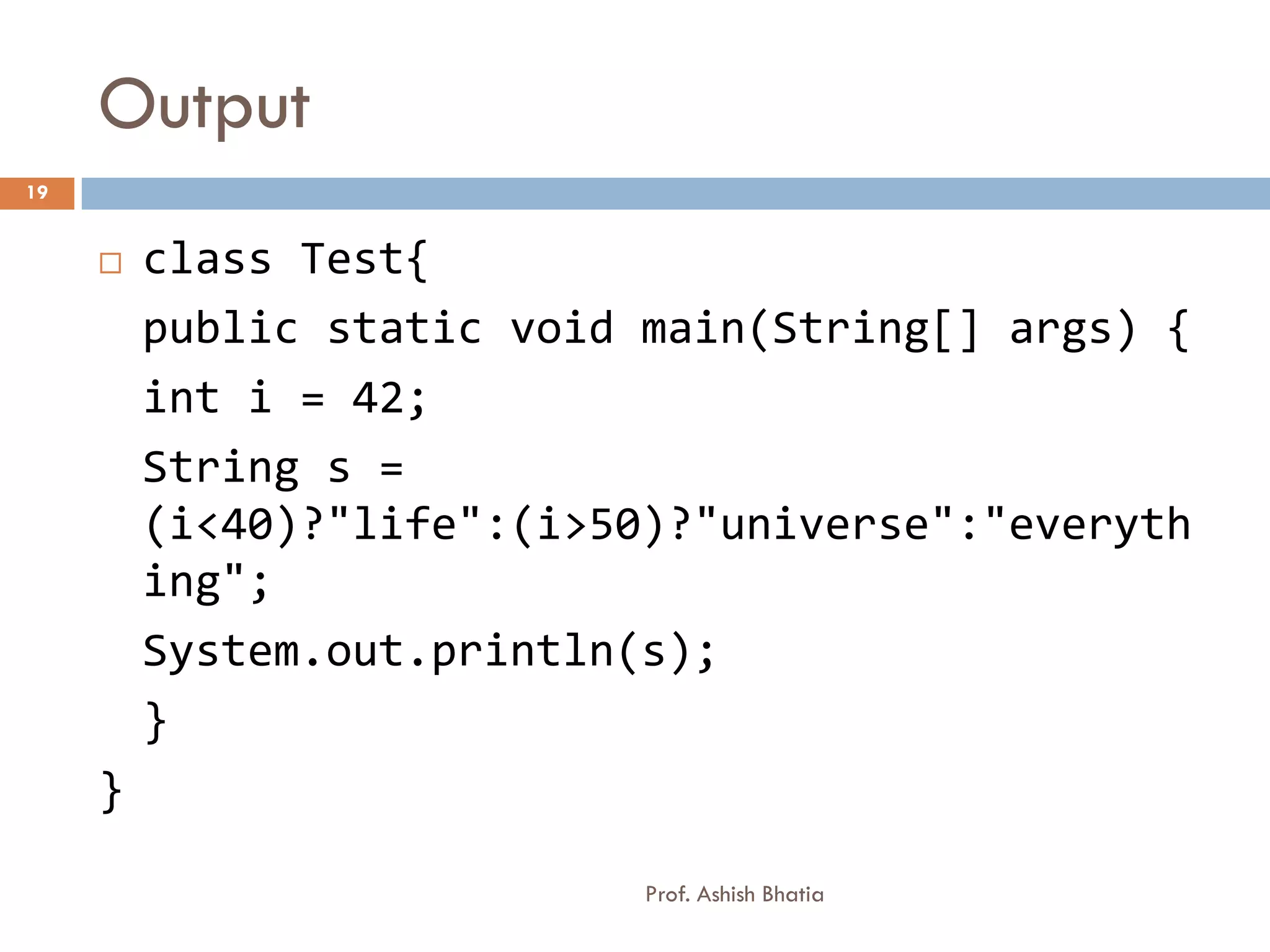 Data types and operators and statements | PPT