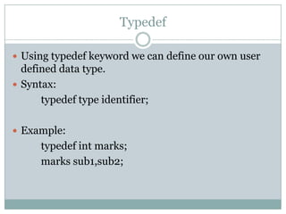 Data Types and Variables In C Programming | PPTX