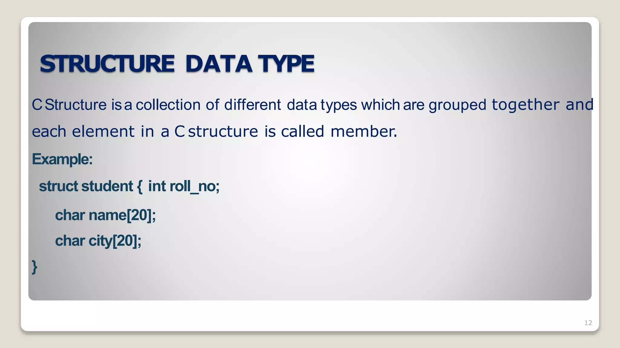 Datatypes in c | PPTX